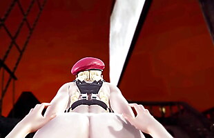 Street fighter 6 cammy hentai l 3d animation