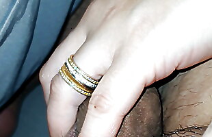 Married widow handjob step son dick in bed